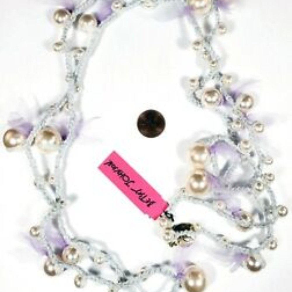 Betsey Johnson Tulle Holiday Necklace